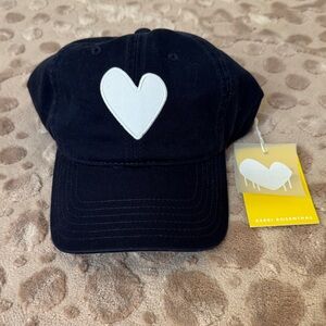Rosenthal Navy Baseball Hat with Heart